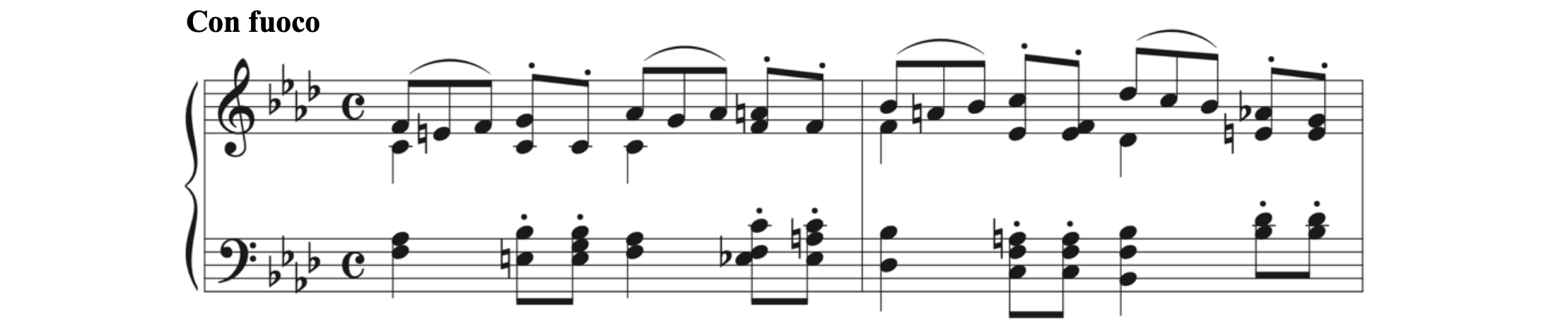 Implied triplets: Le Beau, Theme and Variations, op. 3, no. 7. Although there is no number 3, triplets are implied.