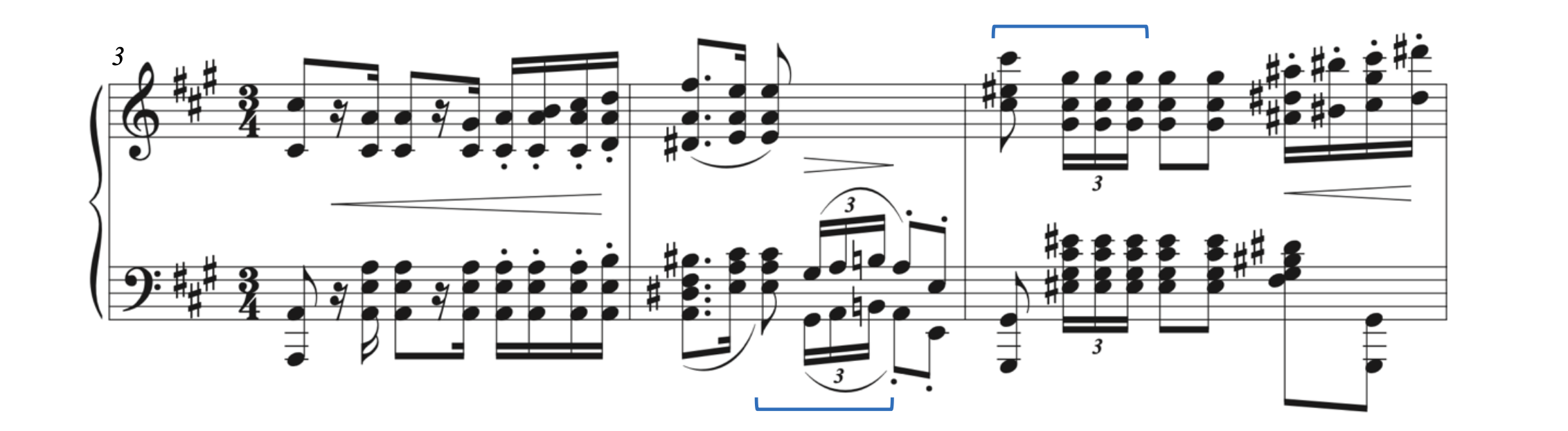 Triplets at the subdivision level in Chopin, Polonaise, op. 40, no. 1