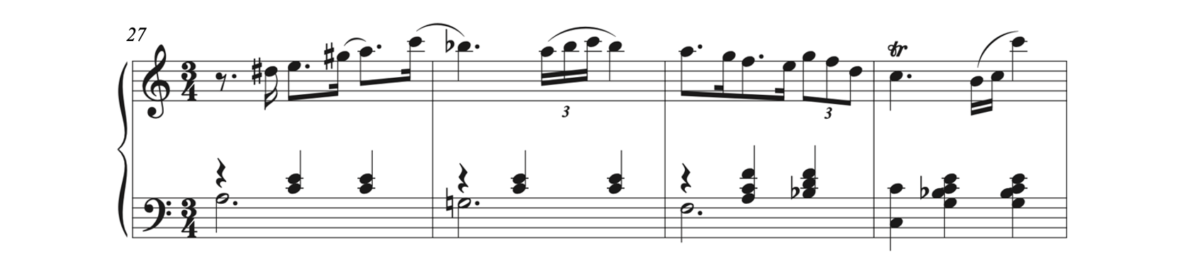 Score to Mayer, Valse, op. 32