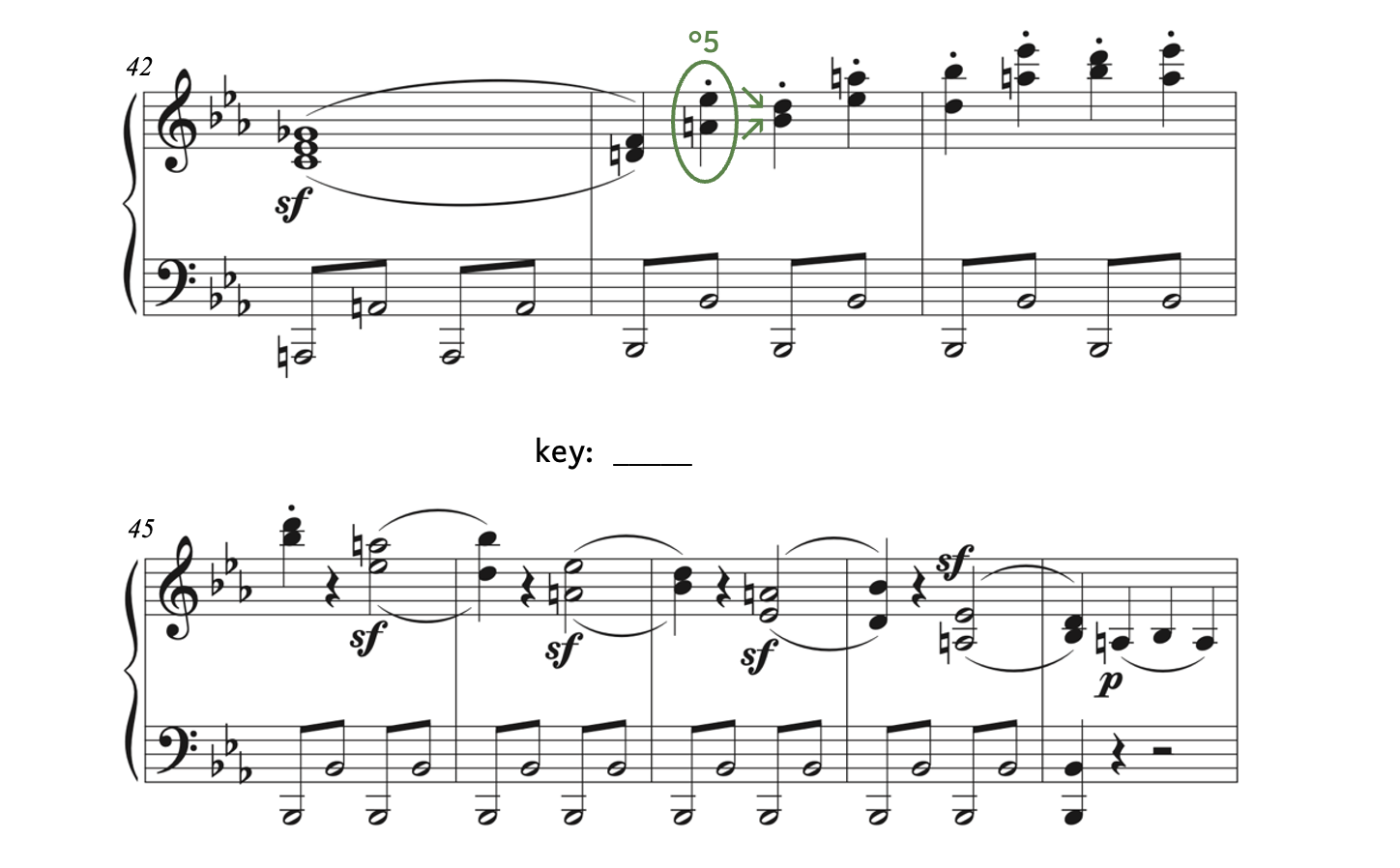 Score of Beethoven's Pathetique Sonata.