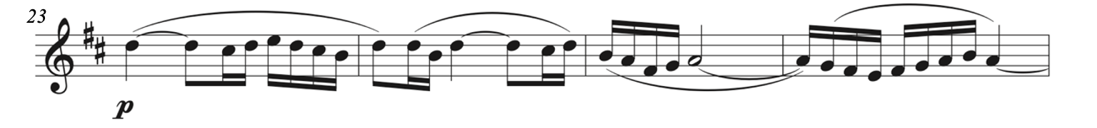 Clarinet in B-flat's part in Bolero