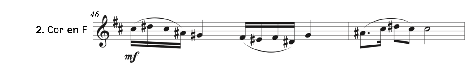 Cor en F in Chrétien, Wind Quintet